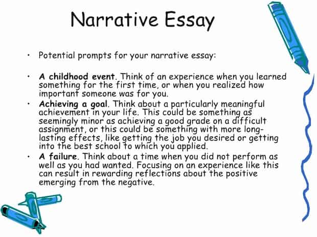 narrative essay story